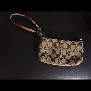 Coach Signature wristlet