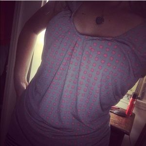 Beautifully rouched top 😸 size Large