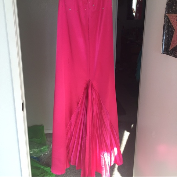 Magenta Prom style dress - Picture 2 of 4