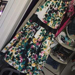 Flower print dress