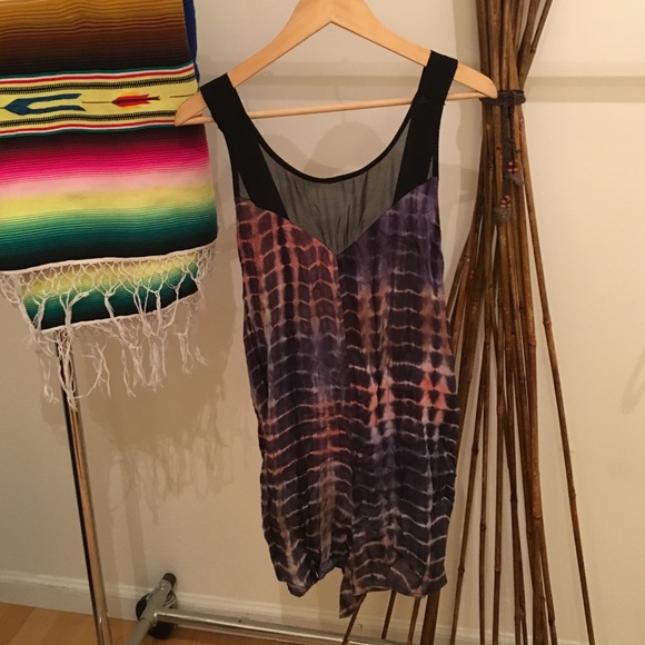 Nasty Gal tie dye romper