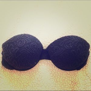 XHILIRATION Lace Black Bandeau