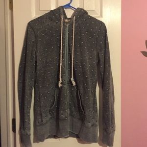 Grey zip up jacket