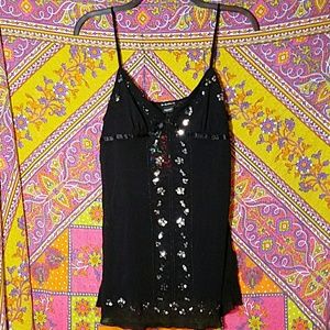 Sheer Sequin Top