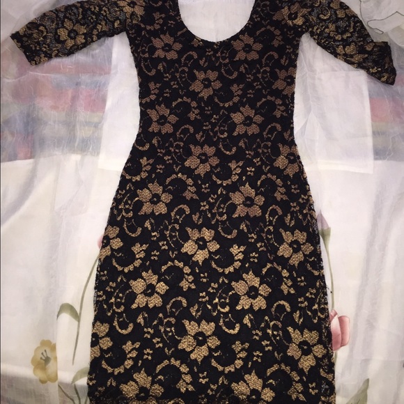 Black & Gold Dress
