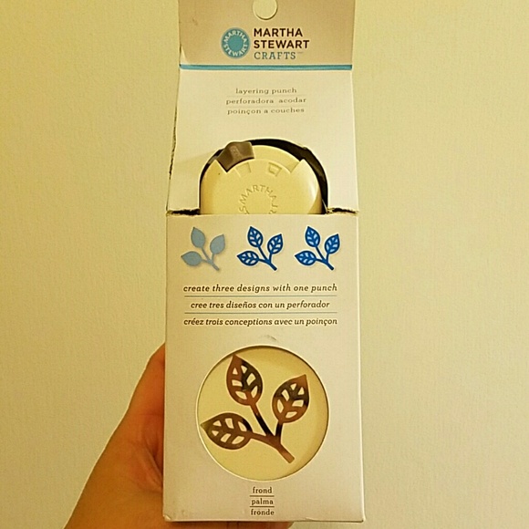 Martha Stewart paper punch leaves and dimensional