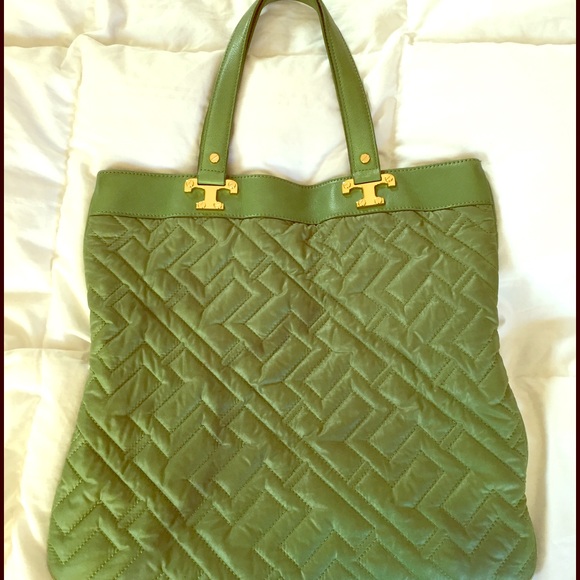 Tory Burch silk tote