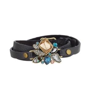 Sunset Leather Wrap Bracelet