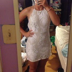 HOST PICK:Urban outfitters Ivory lace halter dress