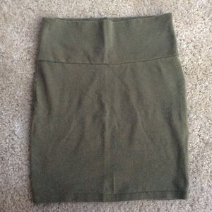 Army Green Pencil Skirt!