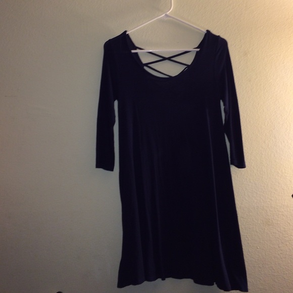 Navy blue dress