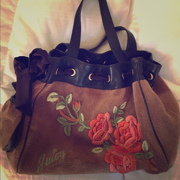 JUICY COUTURE - terry cloth hand bag