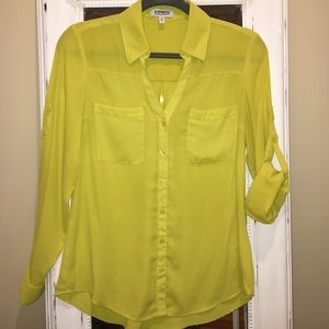 Lime Green Protofino Convertible Sleeve Shirt