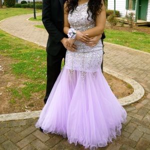 Lilac Purple Prom Dress