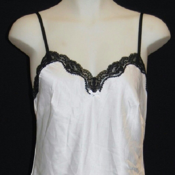 Victoria's Secret White Satin Slip Nightgown