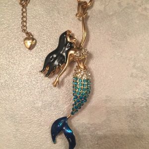 Betsy Johnson mermaid necklace!