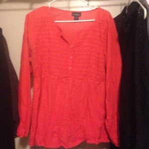 Lane Bryant coral top