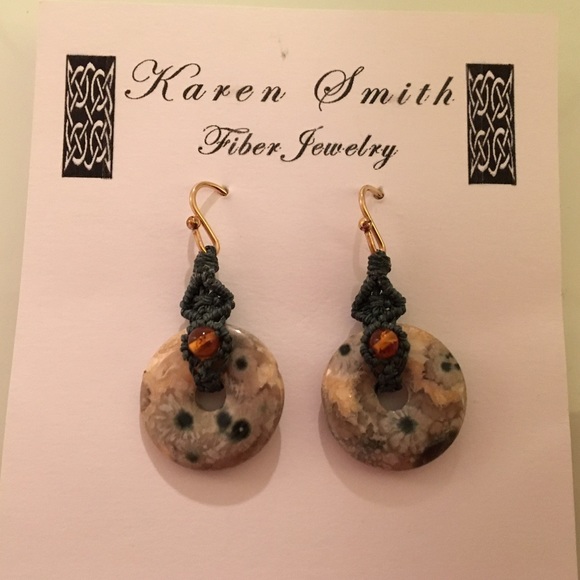 NWT - Karen Smith Tibet jewelry earrings