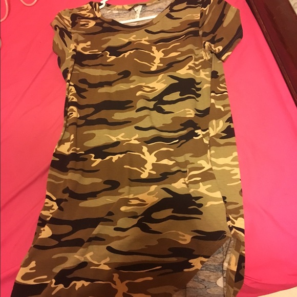 Camo print dress