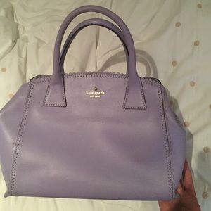 Kate Spade large 3 pocket purse (lavender)