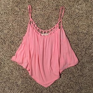 Pink Crop Top