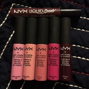 NYX Soft Matte Lipcreams & Suede lot