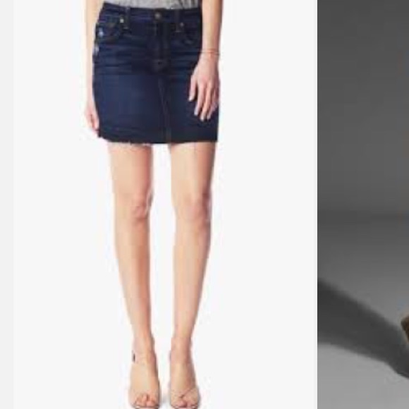 NWOT...7 for all Mankind Jean Skirt