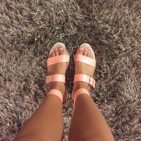 Pink sandals
