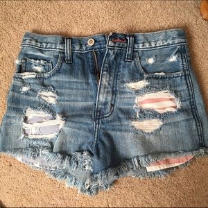 High waisted shorts