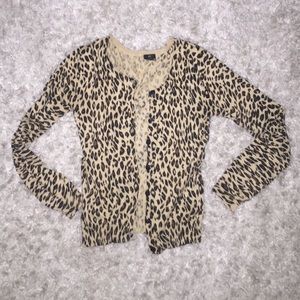 cheetah cardigan