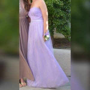 Light purple prom dress
