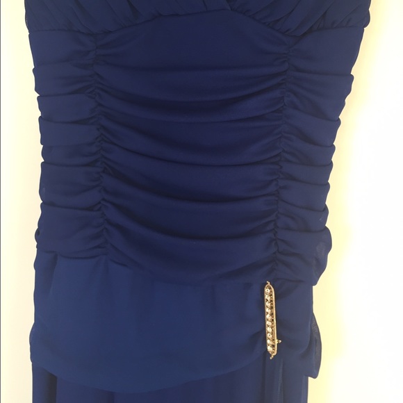 Royal blue prom dress - Picture 2 of 2