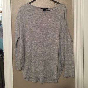 Fleece grey forever 21 sweater