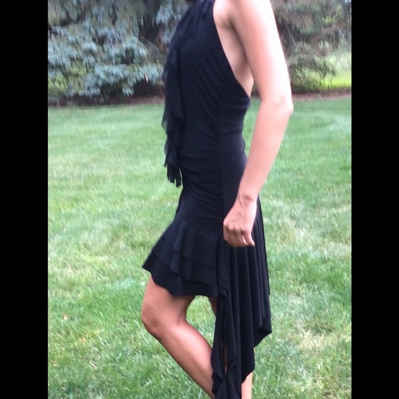 Black cocktail dress