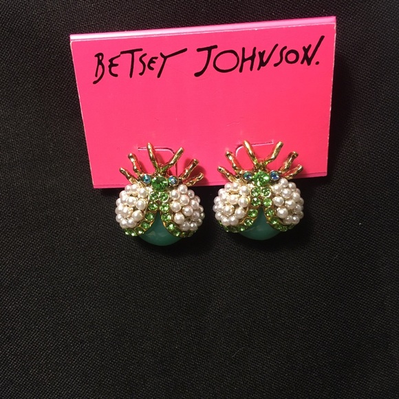 Betsey Johnson Jewelry - Betsey Johnson Beetle Studs