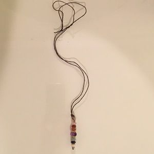 multi crystal necklace
