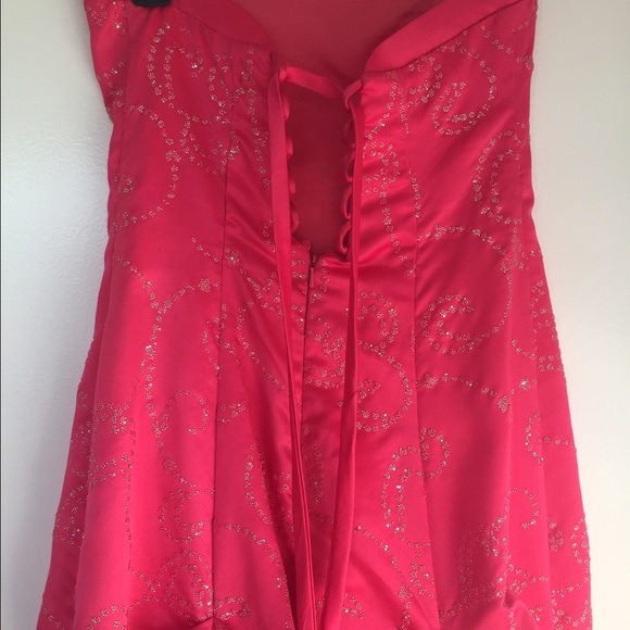 Pink strapless pageant dress - Picture 3 of 3