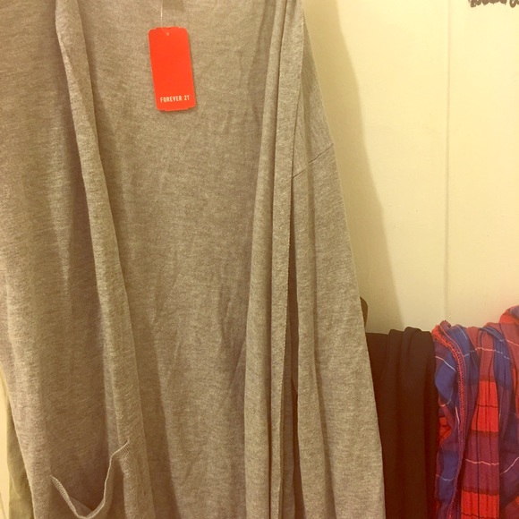 Open-front cardigan f21