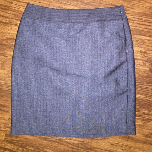 Dark Blue midi pencil skirt