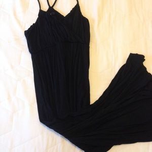 GAP black maxi dress