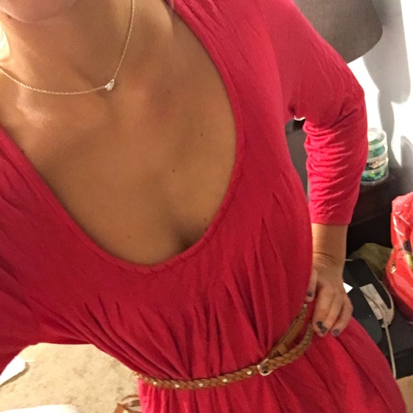 Red dress