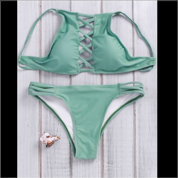 Mint bikini! NWT Small/Medium