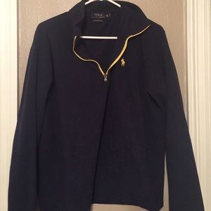 Polo half zip pullover