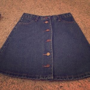 Denim skirt