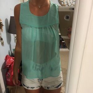 Sheer baby doll top