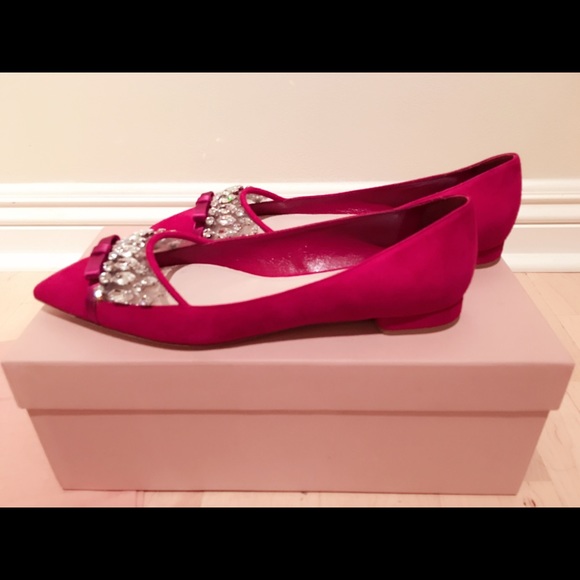 Miu Miu Crystal-Embellished Flats, BNIB EUR37.5 - Picture 3 of 4