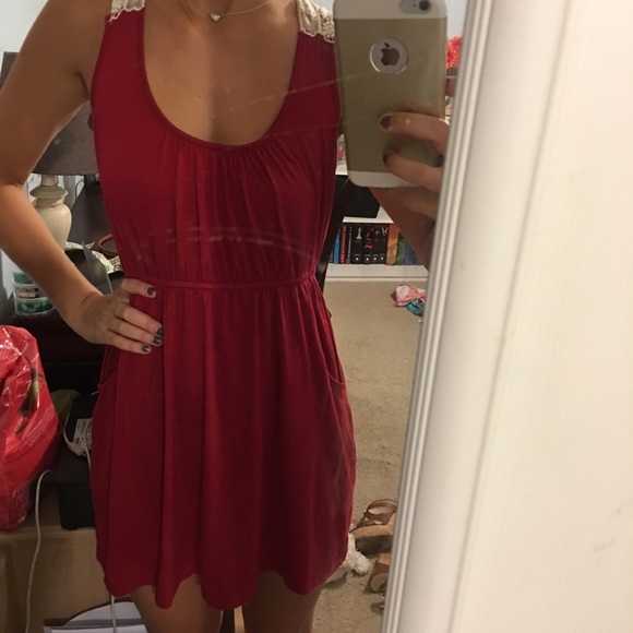 Red dress