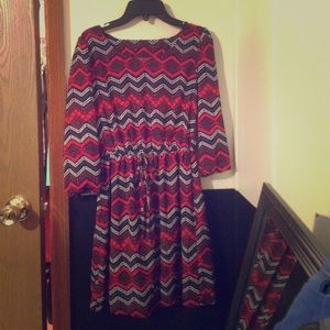 Pretty chevron dress