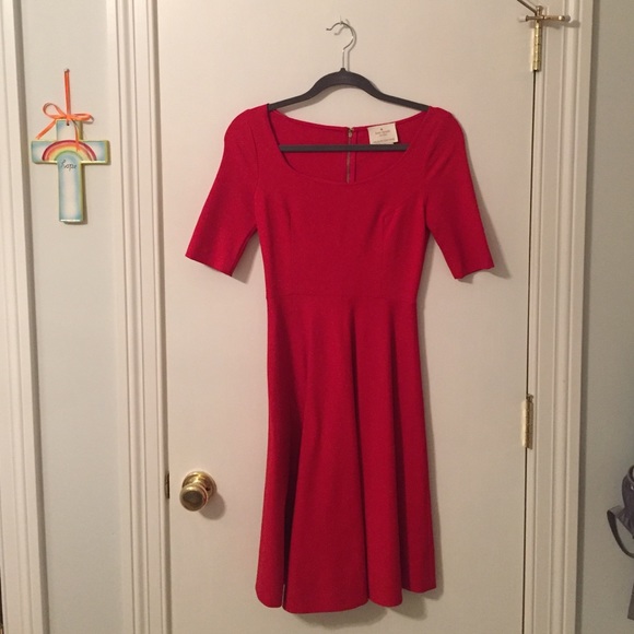 kate spade a-line short sleeve dress