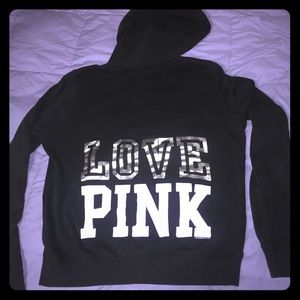 VS PINK zip up hoodie